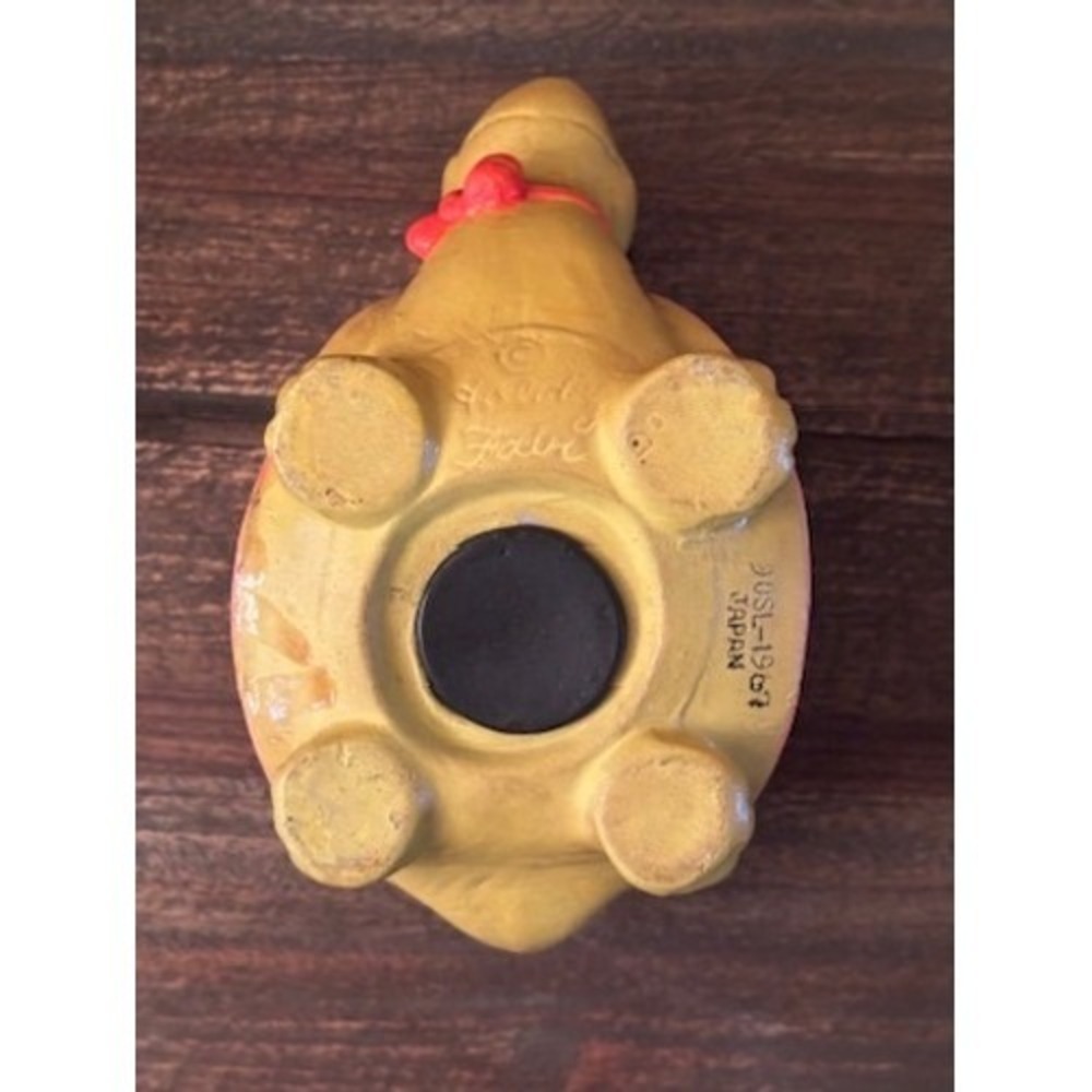 VINTAGE 1967‎ Ceramic Psychedelic Hippie Turtle Bank made in Japan - Picture 5 of 12
